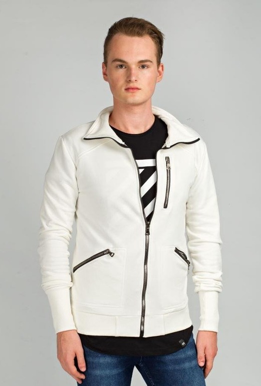 Кофта Breezy 85005 біла на замок