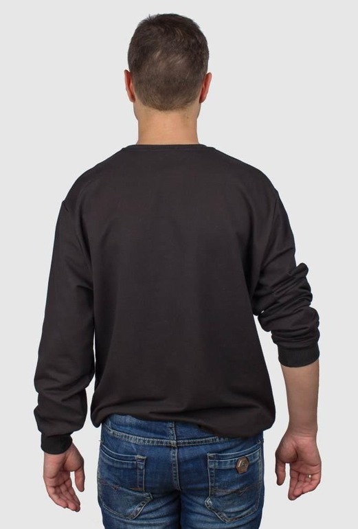 Кофта Tommy Hilfiger MH318 чорна з написом