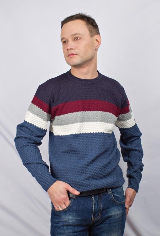 Кофта VIP Stendo 8860 синій. Фото 3