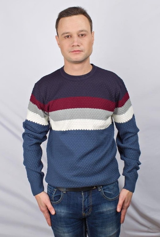 Кофта VIP Stendo 8860 синій. Фото 4