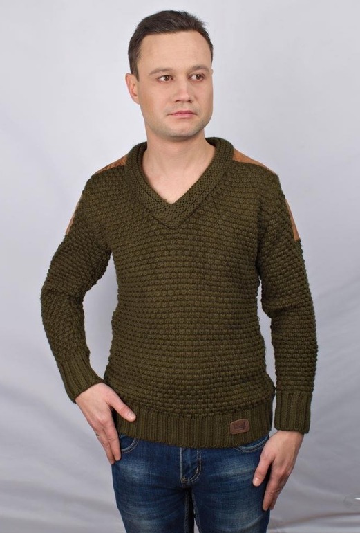 Кофта EXSI-1 темно зелена. Фото 3