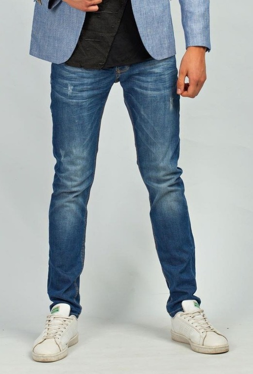 Джинси Orgean MH167 slim fit сині