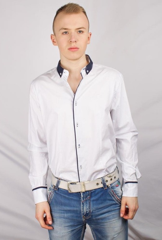 Сорочка Twain Fashion MH010 біла. Фото 4