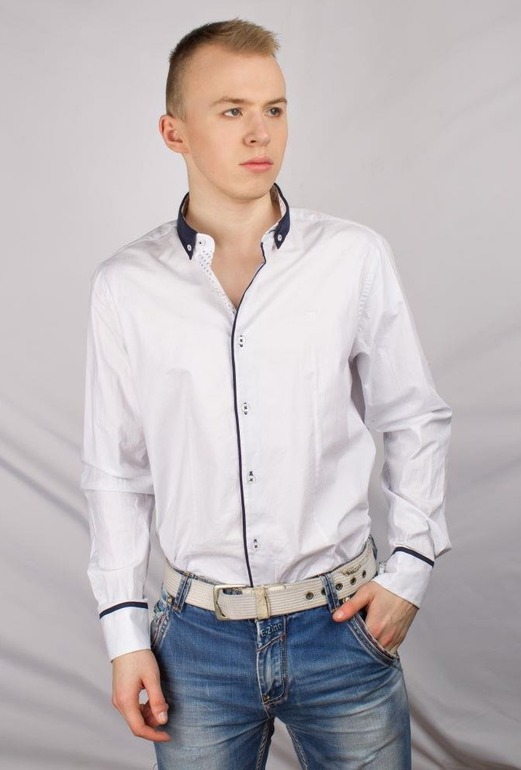 Сорочка Twain Fashion MH010 біла. Фото 3