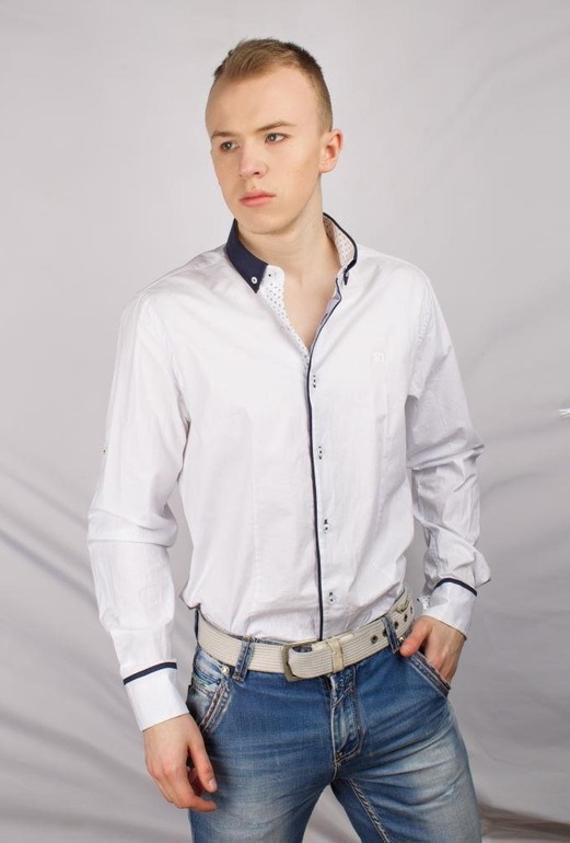 Сорочка Twain Fashion MH010 біла. Фото 5