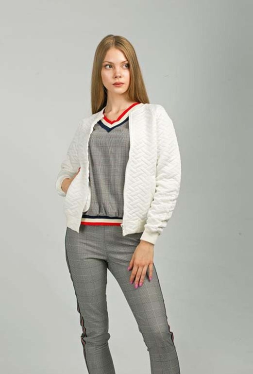 Куртка GESVAGES 5055 біла