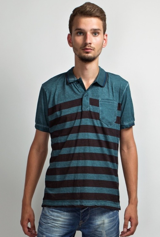 Поло River Island MH604 зелена