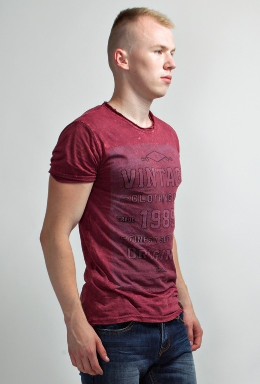 Футболка Daniel and Jones DJ291 бордова