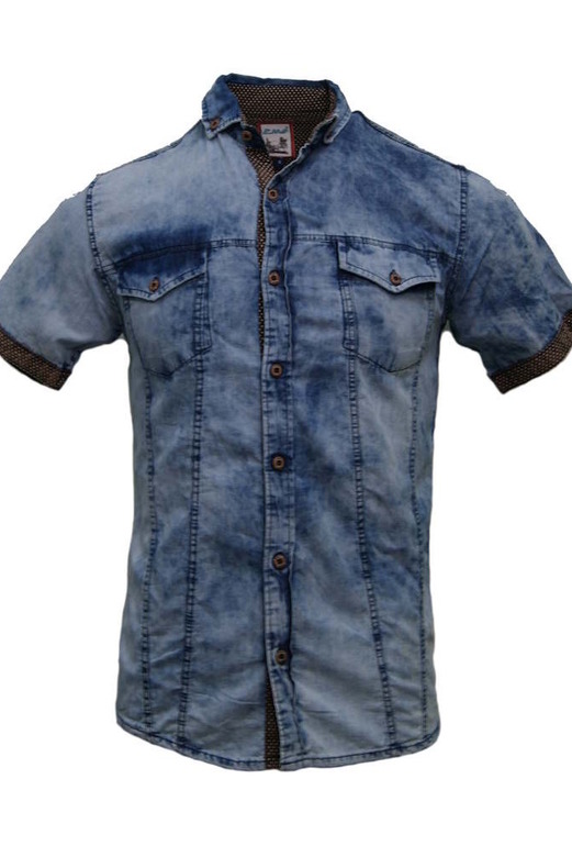 Рубашка ENS MH151 синяя